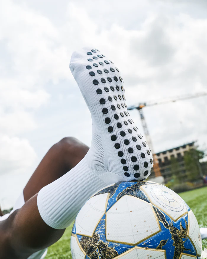 Șosete Fotbal Pro Grip – prezentare produs cu zone grip evidențiate