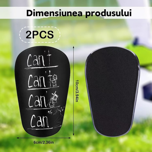 Apărătoare Tibii Fotbal CAN – profil lateral, formă anatomică